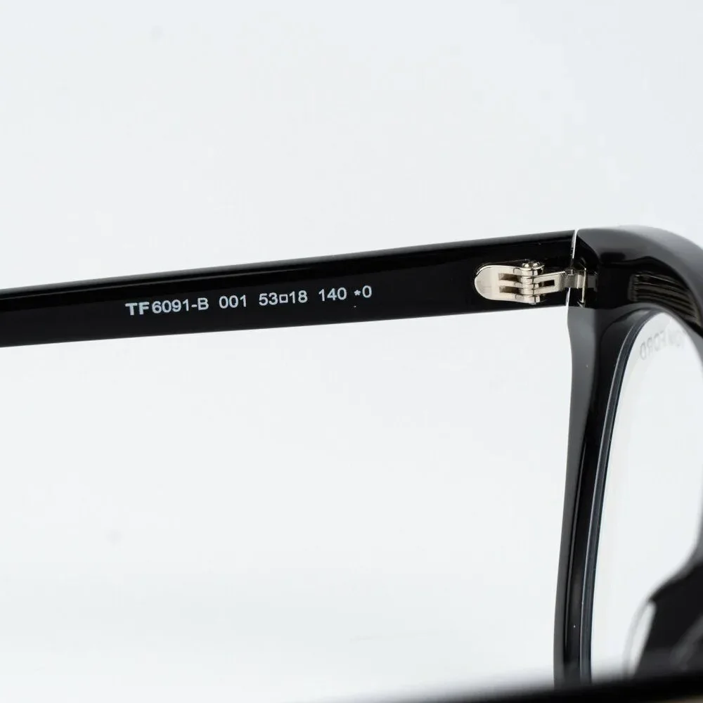 Tom Ford Women Eyeglasses Black Cat Eye FT6091-B 001 NEW AUTHENTIC